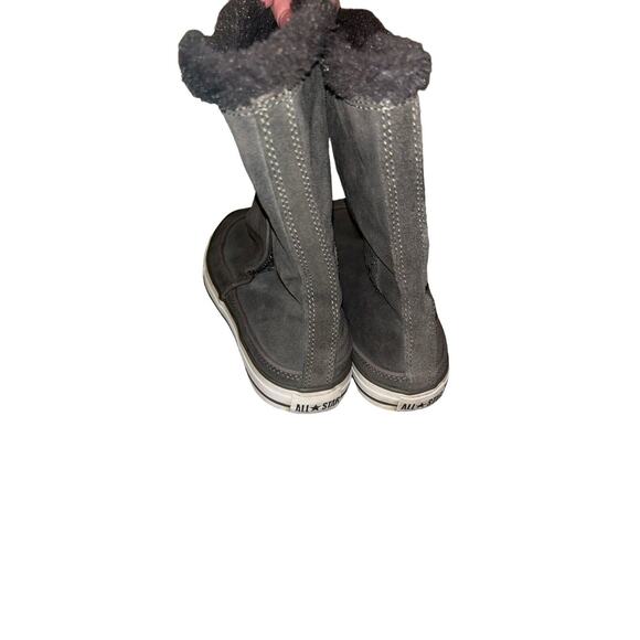 Converse‎ Dark Gray Suede Women's 8 EU39 Folding Boots EUC- RARE- Foldable - Picture 13 of 16